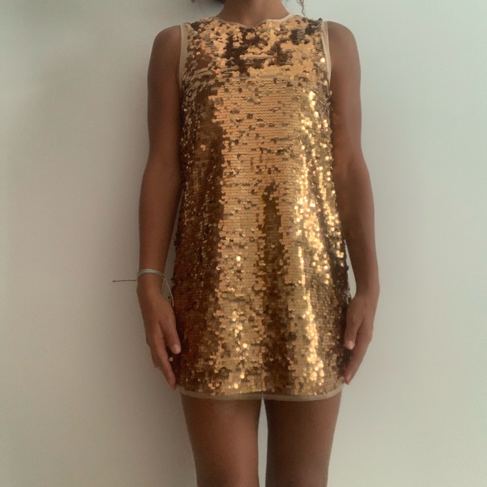 Sparkly  gold dress
